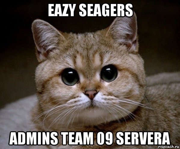 eazy seagers admins team 09 servera, Мем Пидрила Ебаная