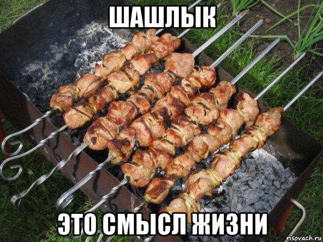 шашлык это смысл жизни, Мем шашлык