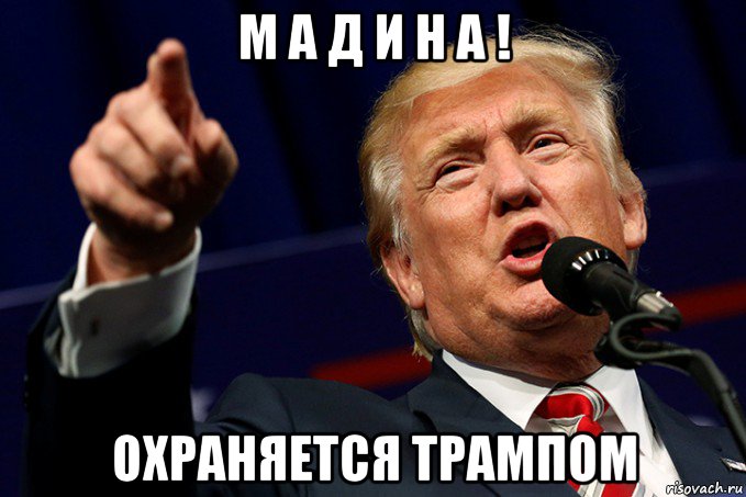 м а д и н а ! охраняется трампом