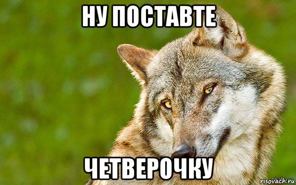 ну поставте четверочку