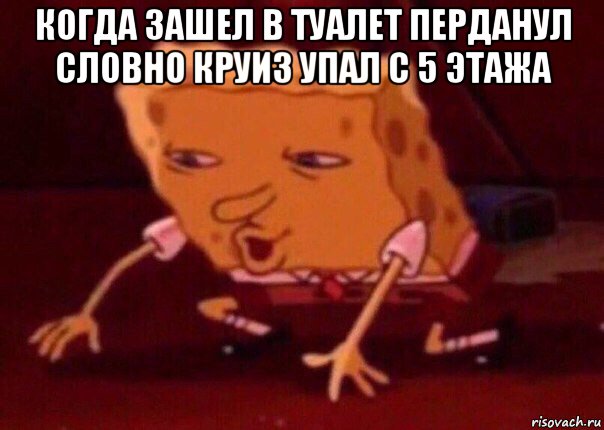 когда зашел в туалет перданул словно круиз упал с 5 этажа , Мем    Bettingmemes