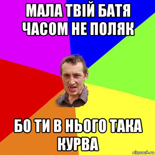 мала твій батя часом не поляк бо ти в нього така курва, Мем Чоткий паца