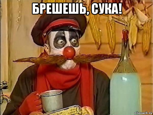 брешешь, сука! 