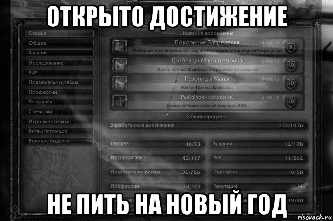 открыто достижение не пить на новый год