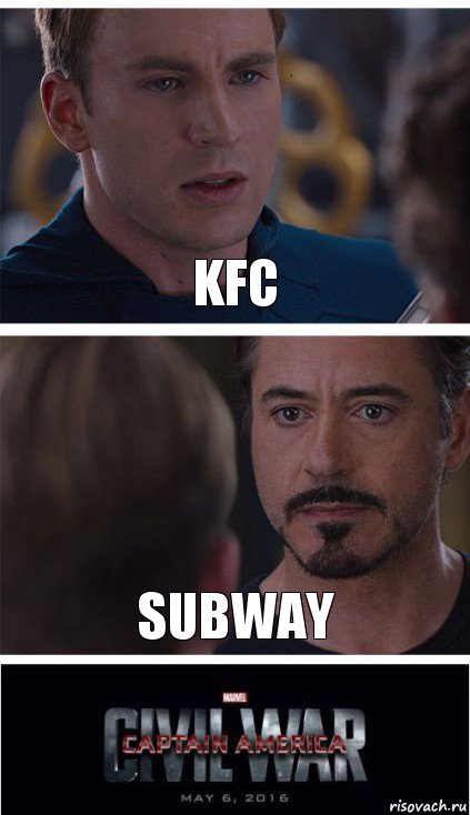 KFC Subway, Комикс   Гражданская Война