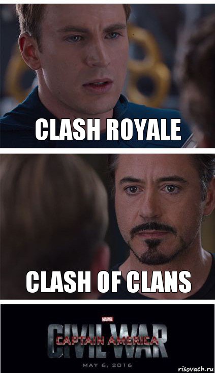 Clash royale Clash of clans, Комикс   Гражданская Война