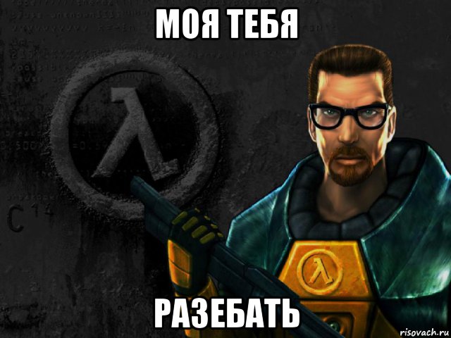 моя тебя разебать, Мем half-life