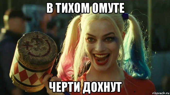 в тихом омуте черти дохнут, Мем    Harley quinn