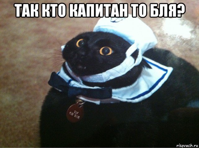 так кто капитан то бля? , Мем Капитан лодка