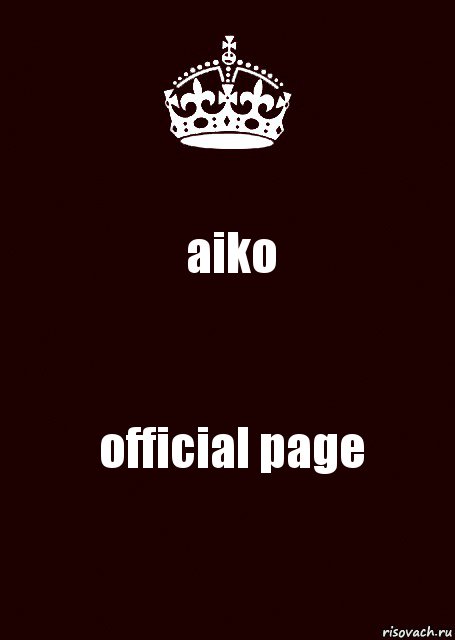 aiko official page, Комикс keep calm