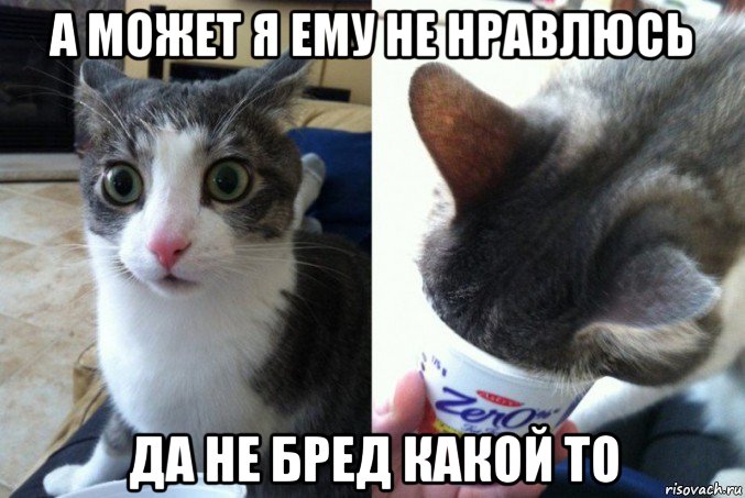 а может я ему не нравлюсь да не бред какой то
