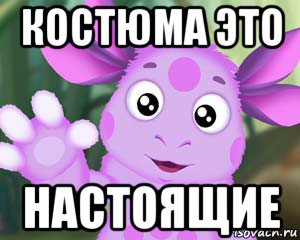 костюма это настоящие, Мем Лунтик