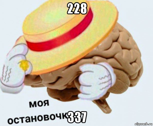 228 337, Мем   Моя остановочка мозг