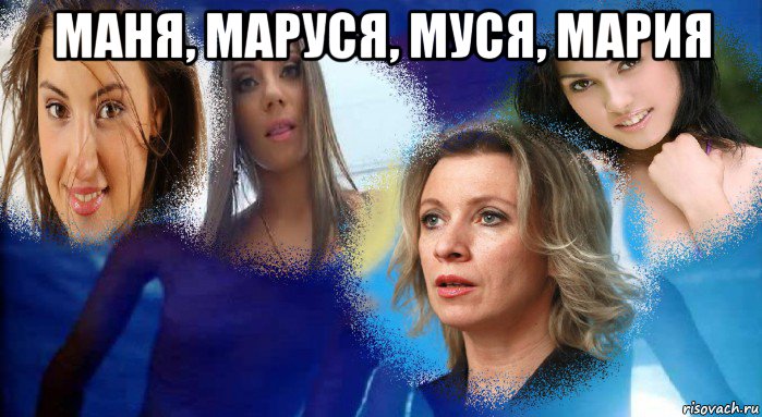 маня, маруся, муся, мария 