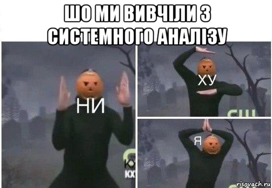 шо ми вивчіли з системного аналізу , Мем  Ни ху Я