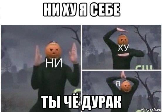 ни ху я себе ты чё дурак, Мем  Ни ху Я