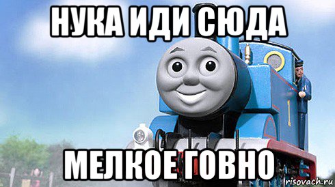 нука иди сюда мелкое говно