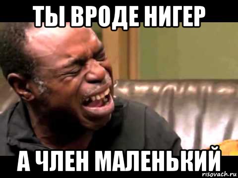 ты вроде нигер а член маленький, Мем Плачующий нигер