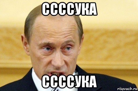 ссссука ссссука, Мем путин