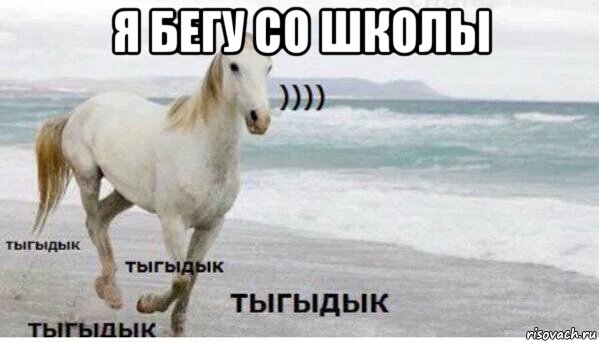 я бегу со школы , Мем   Тыгыдык