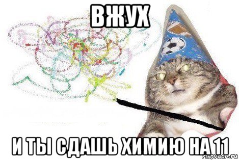 вжух и ты сдашь химию на 11, Мем Вжух мем