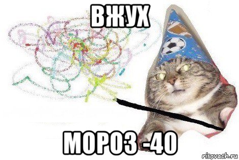 вжух мороз -40, Мем Вжух мем