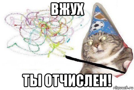 вжух ты отчислен!, Мем Вжух мем