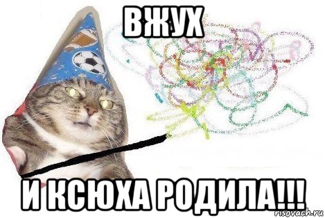 вжух и ксюха родила!!!, Мем Вжух