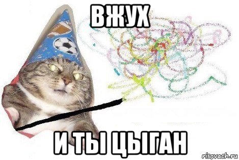 вжух и ты цыган, Мем Вжух