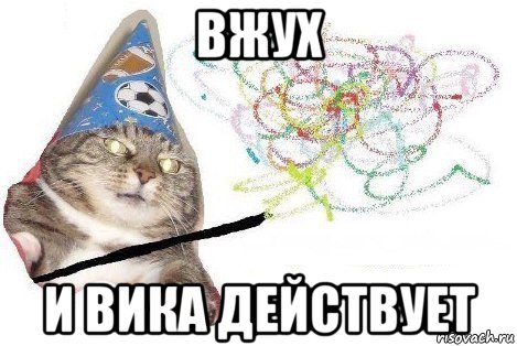 вжух и вика действует, Мем Вжух