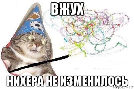 вжух нихера не изменилось, Мем Вжух