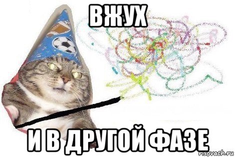 вжух и в другой фазе, Мем Вжух