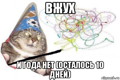 вжух и года нет (осталось 10 дней), Мем Вжух