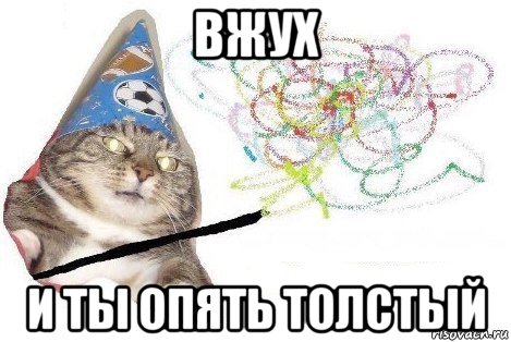 вжух и ты опять толстый, Мем Вжух