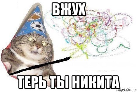 вжух терь ты никита, Мем Вжух