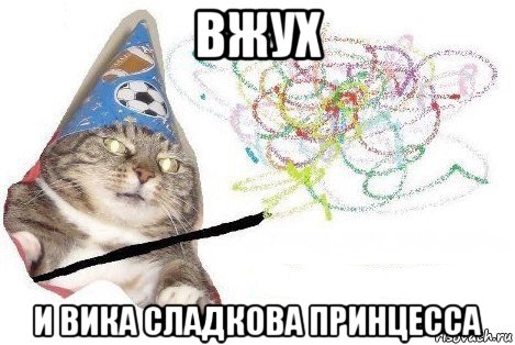 вжух и вика сладкова принцесса, Мем Вжух