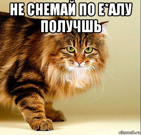 не снемай по е*алу получшь 