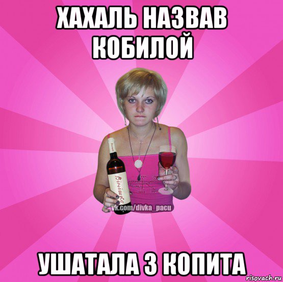 хахаль назвав кобилой ушатала з копита