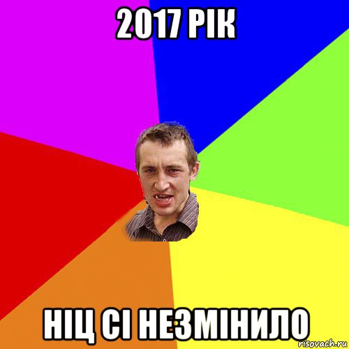 2017 рік ніц сі незмінило, Мем Чоткий паца