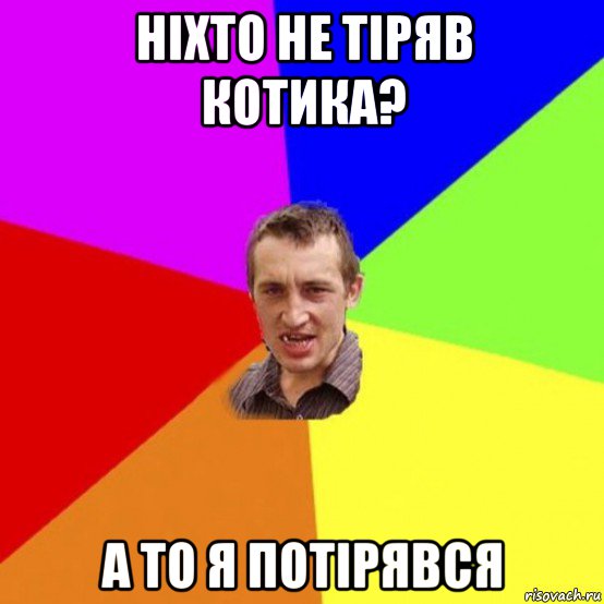 ніхто не тіряв котика? а то я потірявся