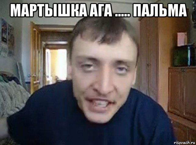 мартышка ага ..... пальма 