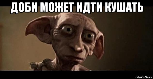 доби может идти кушать 