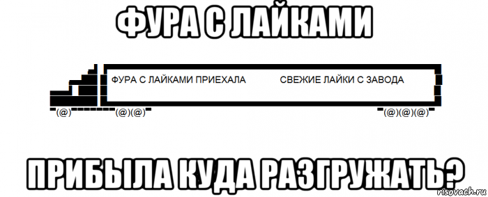 фура с лайками прибыла куда разгружать?