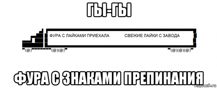 гы-гы фура с знаками препинания