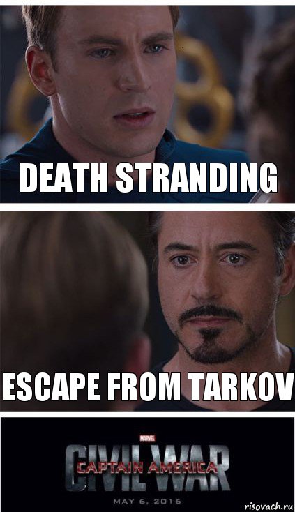 Death stranding escape from tarkov, Комикс   Гражданская Война