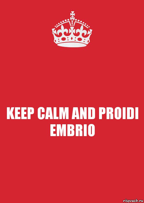 KEEP CALM AND PROIDI EMBRIO, Комикс Keep Calm 3