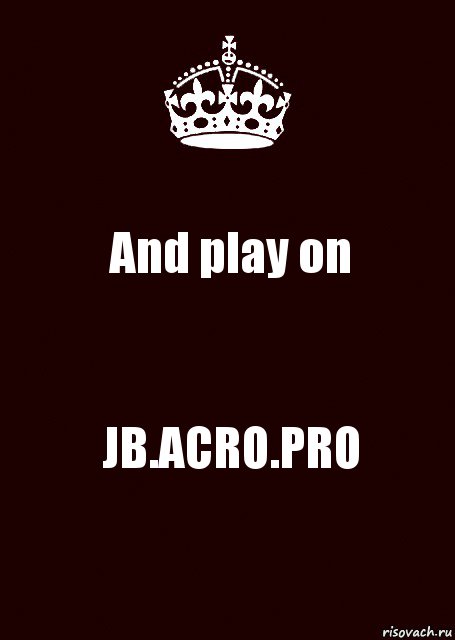 And play on JB.ACRO.PRO, Комикс keep calm