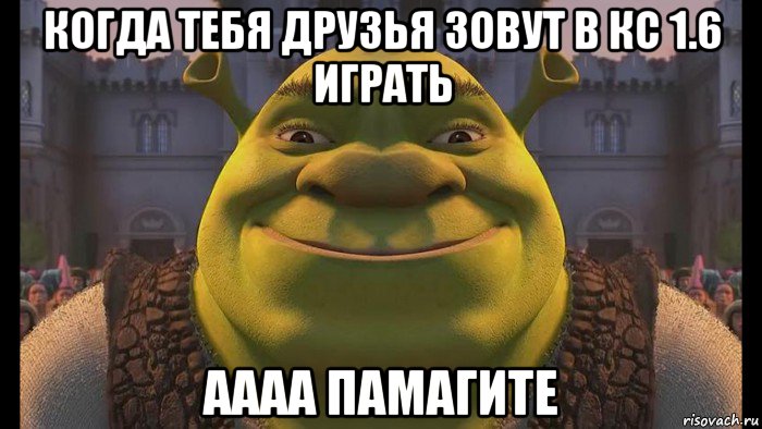 когда тебя друзья зовут в кс 1.6 играть аааа памагите