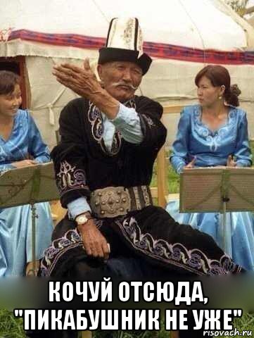  кочуй отсюда, "пикабушник не уже", Мем Кочуй отсюда