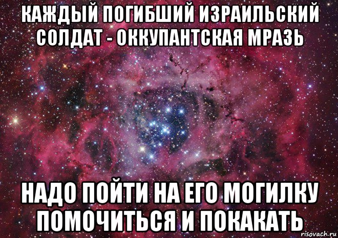 каждый погибший израильский солдат - оккупантская мразь надо пойти на его могилку помочиться и покакать, Мем Ты просто космос